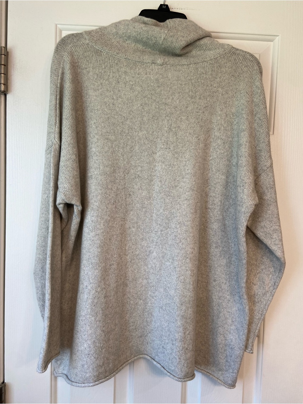 Eileen Fisher Cotton and Recycled Cashmere Turtleneck Top Medium - Picture 11 of 11